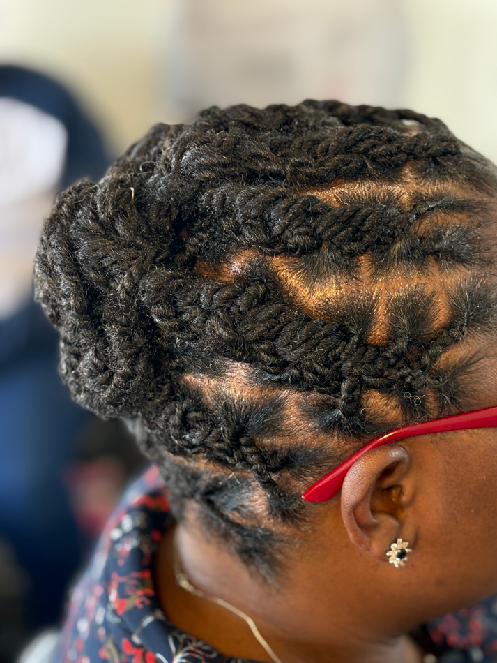 Dreads-1 Close up of twisted dreads