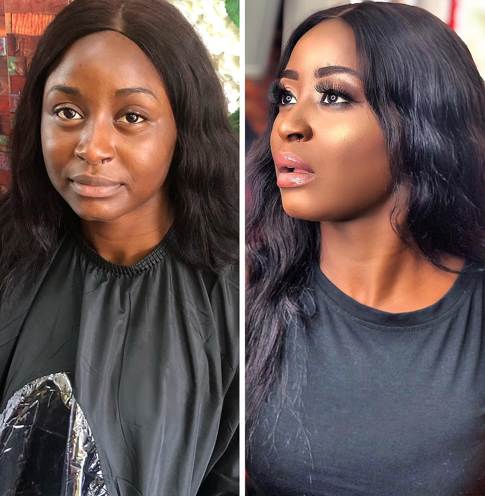 Makeup-before-and-after